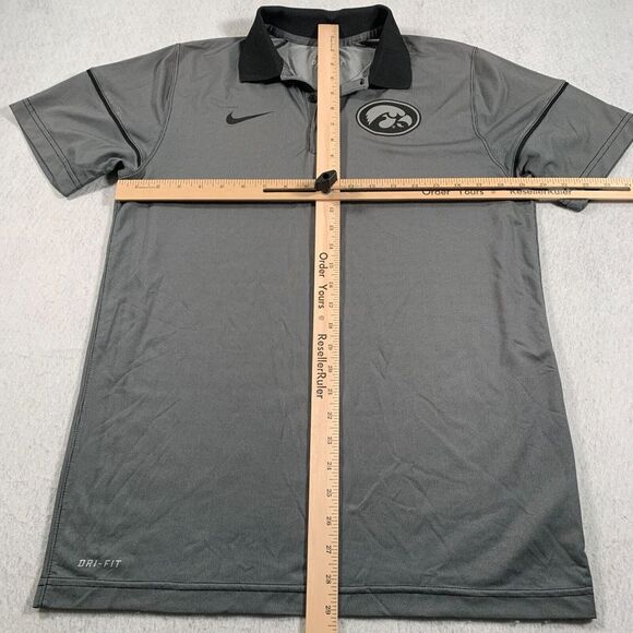 Iowa Hawkeyes Mens‎ Medium Gray Short Sleeve Drifit Nike - Picture 6 of 11
